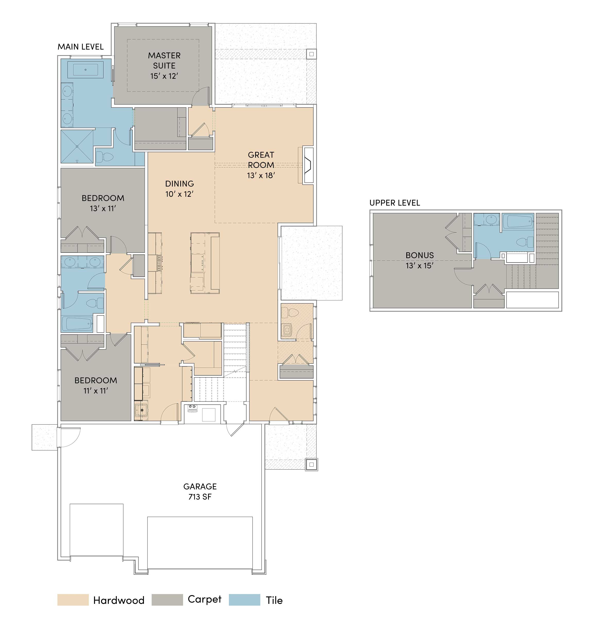 The Albion Bonus Floorplan